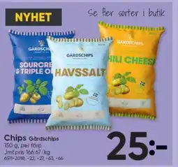 DollarStore Chips Gårdschips erbjuda