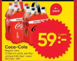 DollarStore Coca Cola erbjuda