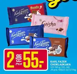 ÖoB KARL FAZER CHOKLADKAKA erbjuda