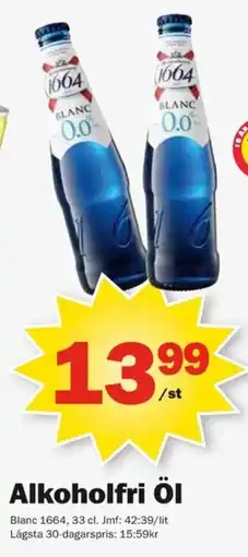 Pekås Blanc 1664 Alkoholfri Öl erbjuda