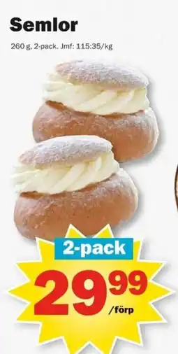 Pekås Semlor erbjuda