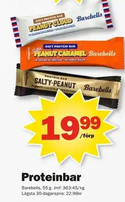 Pekås Barebells Proteinbar erbjuda