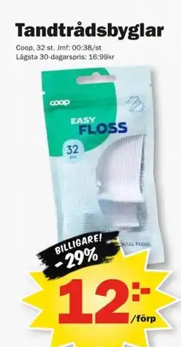 Pekås Coop Tandtrådsbyglar erbjuda