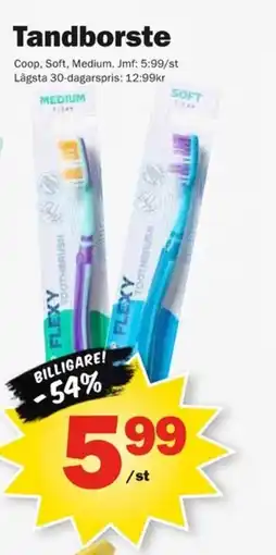 Pekås Coop Tandborste erbjuda