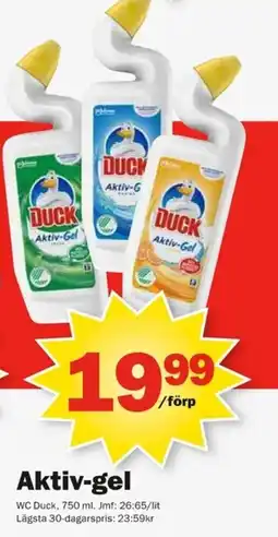Pekås WC Duck Aktiv-Gel erbjuda