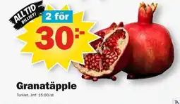 Pekås Granatäpple erbjuda
