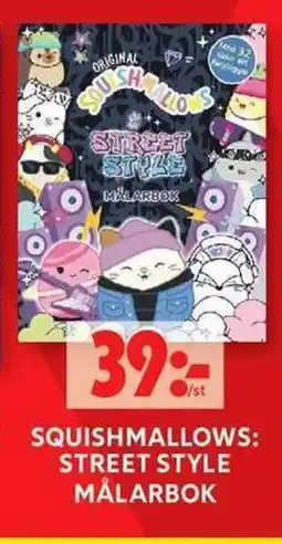 ICA Maxi Squishmallows: Street style målarbok erbjuda