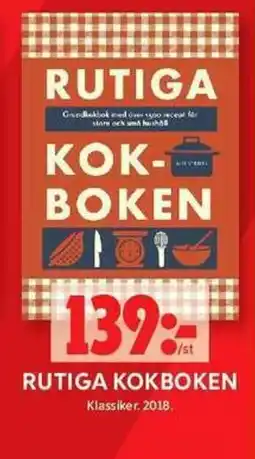 ICA Maxi Rutiga kokboken erbjuda