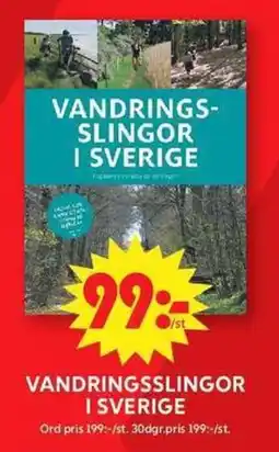 ICA Maxi Vandringsslingor i Sverige erbjuda