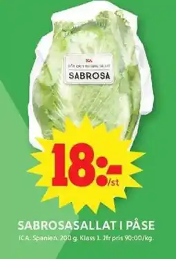 ICA Maxi ICA Sabrosasallat i påse erbjuda