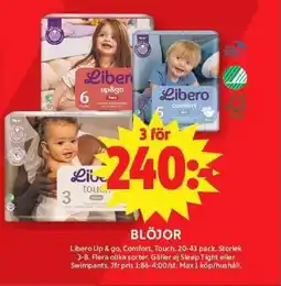 ICA Maxi Libero Blöjor erbjuda