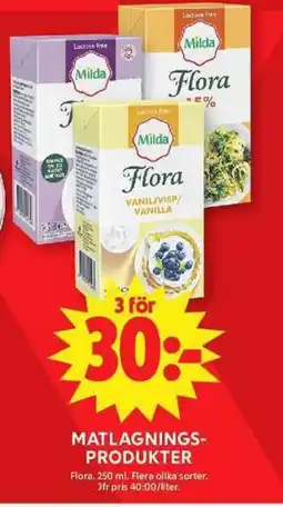 ICA Maxi Flora Matlagnings- produkter erbjuda