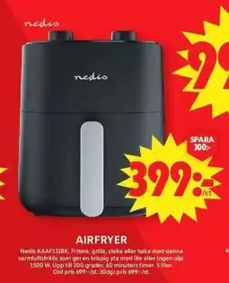 ICA Maxi Nedis Airfryer erbjuda
