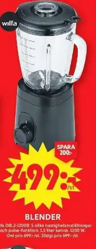 ICA Maxi Wilfa Blender erbjuda