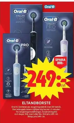 ICA Maxi Oral-B Eltandborste erbjuda