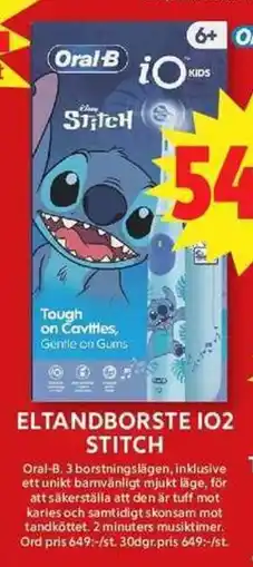 ICA Maxi Oral Eltandborste IO2 stitch erbjuda