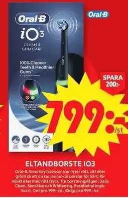 ICA Maxi Oral-B Eltandborste IO3 erbjuda