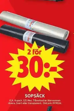ICA Maxi Sopsäck erbjuda