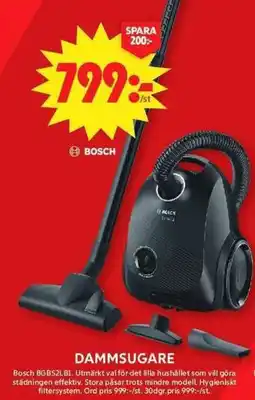 ICA Maxi BOSCH Dammsugare erbjuda