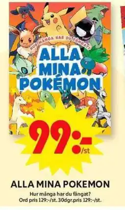 ICA Maxi Alla mina Pokemon erbjuda