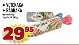 Prisma Mat Garant Vetekaka • Rågkaka erbjuda