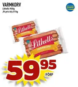 Prisma Mat Lithells Varmkorv erbjuda