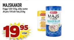 Prisma Mat FRIGGS Majskakor erbjuda