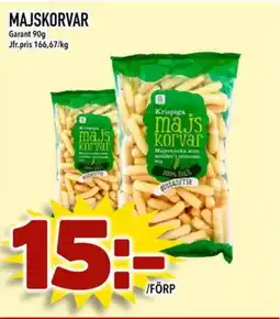 Prisma Mat Garant Majskorvar erbjuda