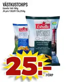 Prisma Mat Estrella Västkustchips erbjuda