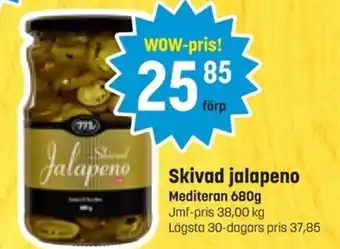 Mediteran Skivad jalapeno