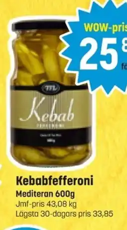 Eurocash Mediteran Kebabfefferoni erbjuda