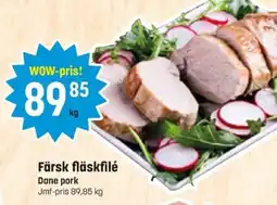 Eurocash Färsk fläskfilé Dane pork erbjuda