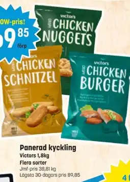 Eurocash Victors Panerad kyckling erbjuda
