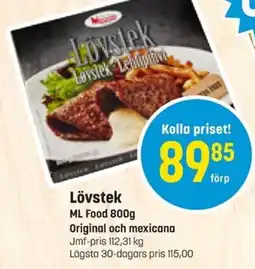 Eurocash ML Food Lövstek erbjuda