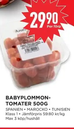 Willys Hemma Babyplommon- tomater erbjuda