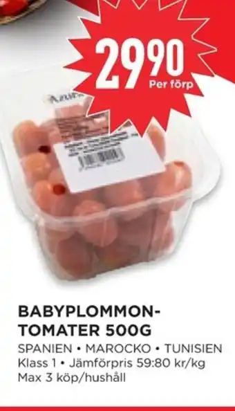 Babyplommon- tomater
