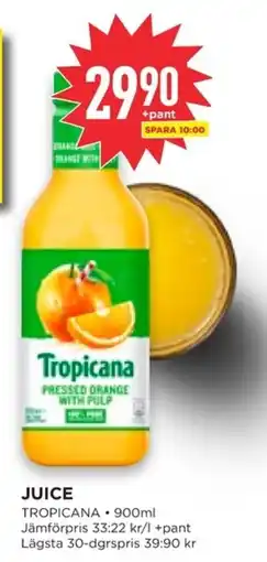 Willys Hemma TROPICANA Juice erbjuda