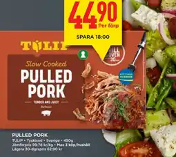 Willys Hemma TULIP Pulled pork erbjuda