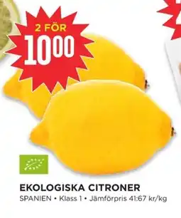 Willys Hemma Ekologiska citroner erbjuda