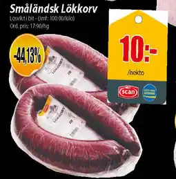 Extra Mjällby Stormarknad Småländsk lökkorv erbjuda