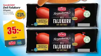 Deli falukorv