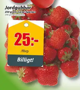 Extra Mjällby Stormarknad Jordgubbar erbjuda