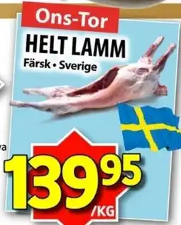 Matvärlden Tensta Helt lamm erbjuda