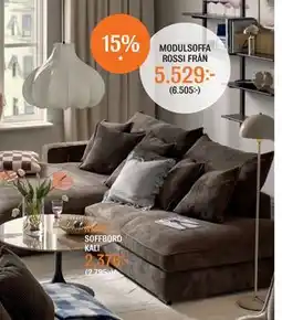 Mio MODULSOFFA ROSSI FRÅN erbjuda