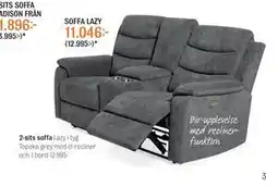 Mio SOFFA LAZY erbjuda