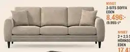 Mio 3-SITS SOFFA EDEN erbjuda