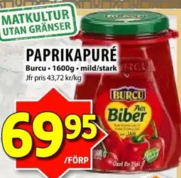 Matvärlden Tensta BURCU Paprikapuré erbjuda