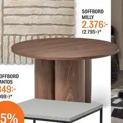 Mio SOFFBORD MILLY erbjuda