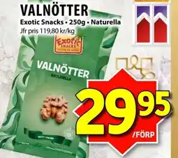 Matvärlden Tensta EXOTIC SNACKS Valnötter erbjuda