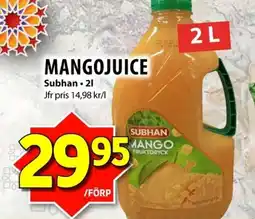 Matvärlden Tensta SUBHAN Mangojuice erbjuda